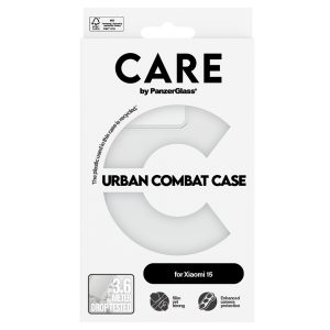 CARE by PanzerGlass Urban Combat Case Xiaomi 15 - Clear