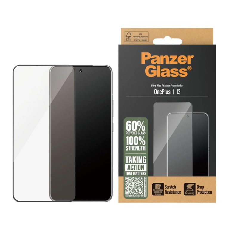 PanzerGlass Ultra-Wide Fit Anti-Bacterial Screenprotector OnePlus 13 - Afbeelding 4