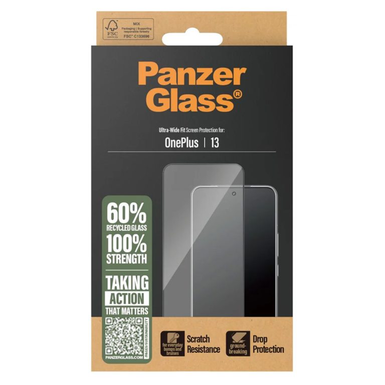PanzerGlass Ultra-Wide Fit Anti-Bacterial Screenprotector OnePlus 13 - Afbeelding 3