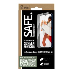SAFE by PanzerGlass Ultra-Wide Fit Screenprotector Samsung Galaxy S24 FE / A36 / A56
