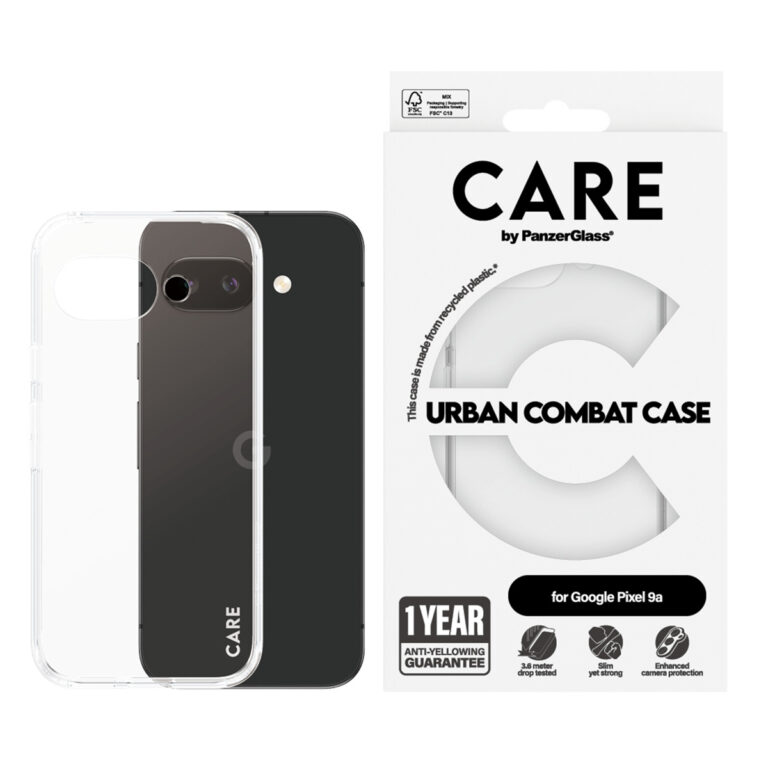 CARE by PanzerGlass Urban Combat Case MagSafe Google Pixel 9a - Transparant - Afbeelding 2
