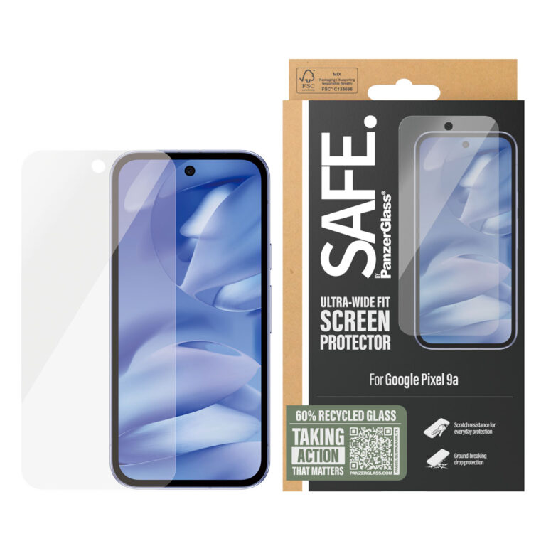 SAFE by PanzerGlass Ultra-Wide Fit Screenprotector Google Pixel 9a - Afbeelding 4