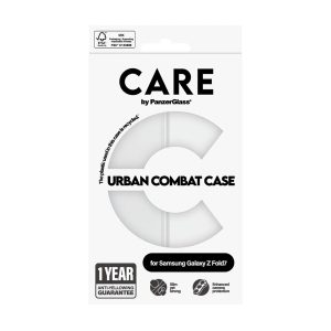 CARE by PanzerGlass Urban Combat Case Samsung Galaxy Z Fold 7 - Transparant