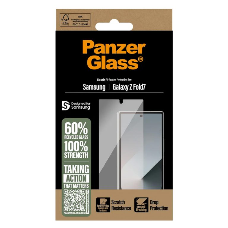 PanzerGlass Ultra-Wide Fit Anti-Bacterial Screenprotector Samsung Galaxy Z Fold 7 - Afbeelding 2