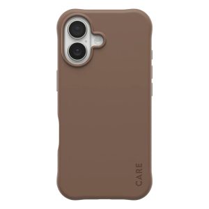 CARE by PanzerGlass Fashionable Case Samba met MagSafe Apple iPhone 17 - Espresso Brown