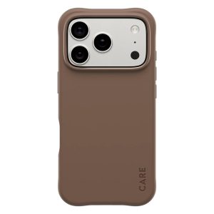 CARE by PanzerGlass Fashionable Case Samba met MagSafe Apple iPhone 17 Pro - Espresso Brown