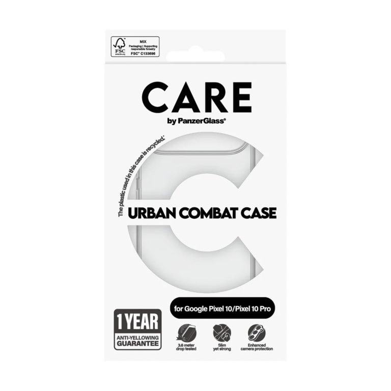 CARE by PanzerGlass Urban Combat Case Google Pixel 10 / 10 Pro - Clear - Afbeelding 2