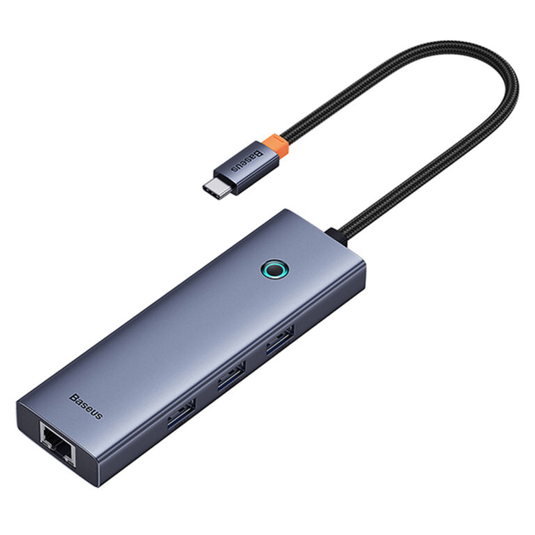 Baseus OS-UltraJoy 6-in-1 USB-C Hub - 4K 60Hz - 100 Watt opladen - Docking station - Space Grey - Afbeelding 9