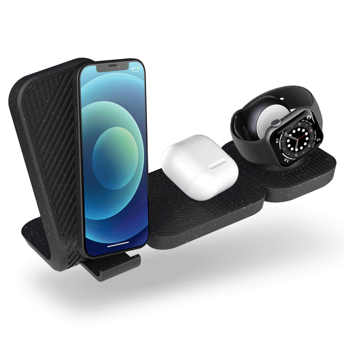 Zens Draadloze oplader Hoofdstation - Modular Serie - Draadloze oplader stand - Gerecycled Plastic - Afbeelding 3