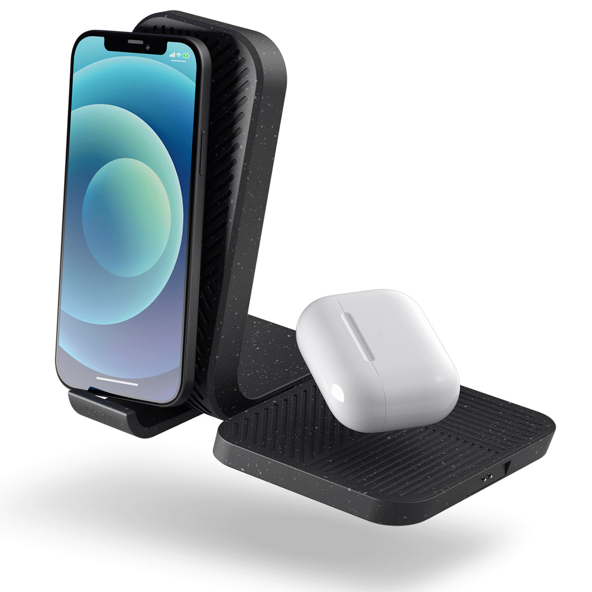 Zens Draadloze oplader Hoofdstation - Modular Serie - Draadloze oplader stand - Gerecycled Plastic - Afbeelding 2