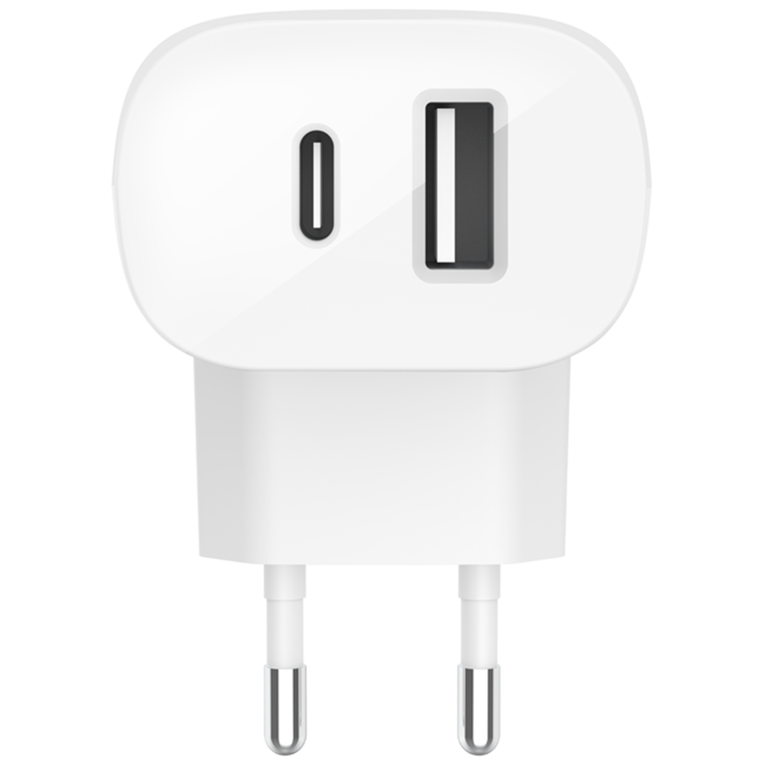 Belkin Boost↑Charge™ Dual USB -C (25W) en USB-A (12W) Wall Charger - 37W - Wit - Afbeelding 4