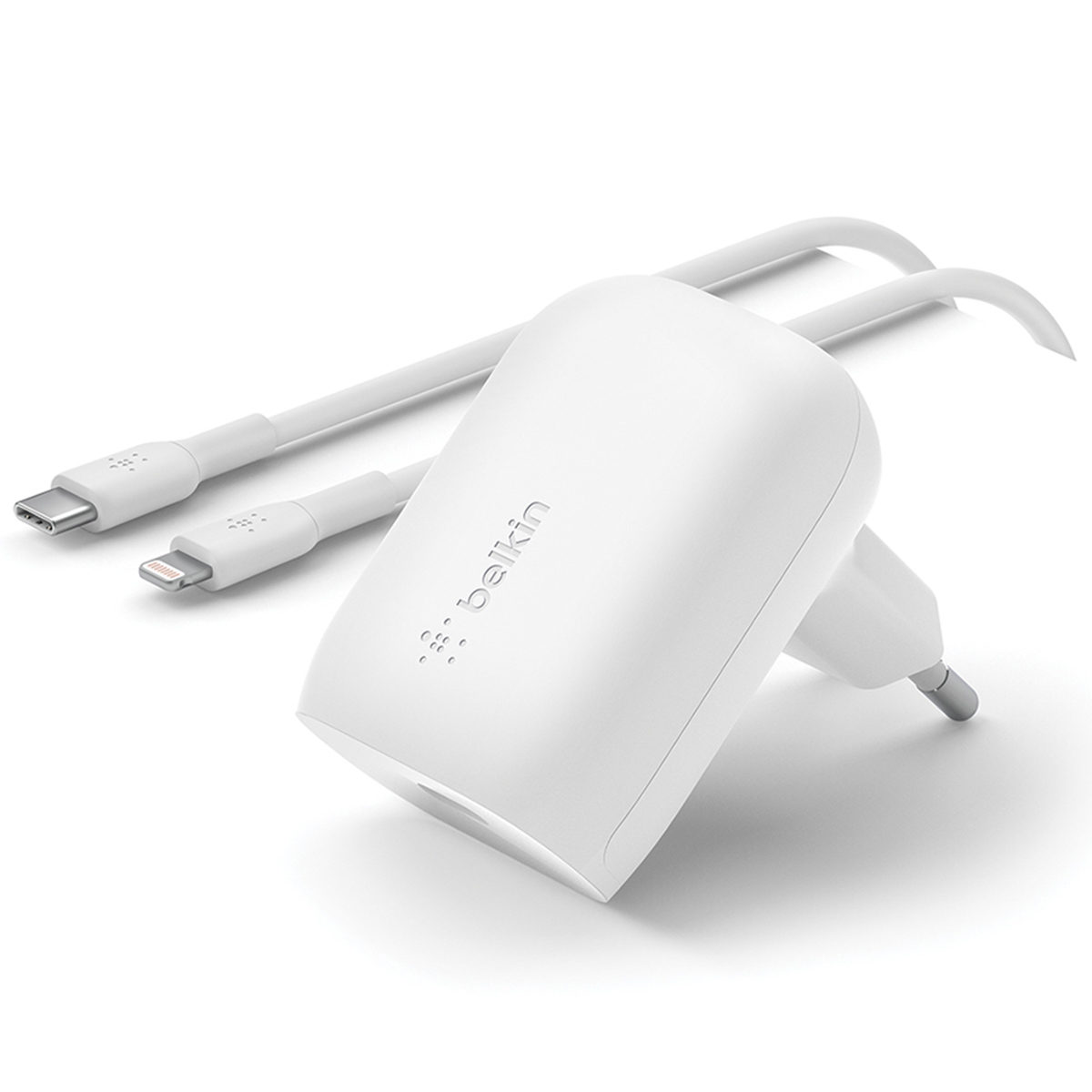Belkin Boost↑Charge™ Adapter met kabel – USB-C naar Lightning – 1M – 30W – Wit