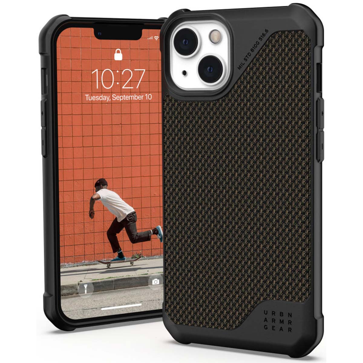 UAG Metropolis LT Backcover Apple iPhone 13 – Kevlar Olive