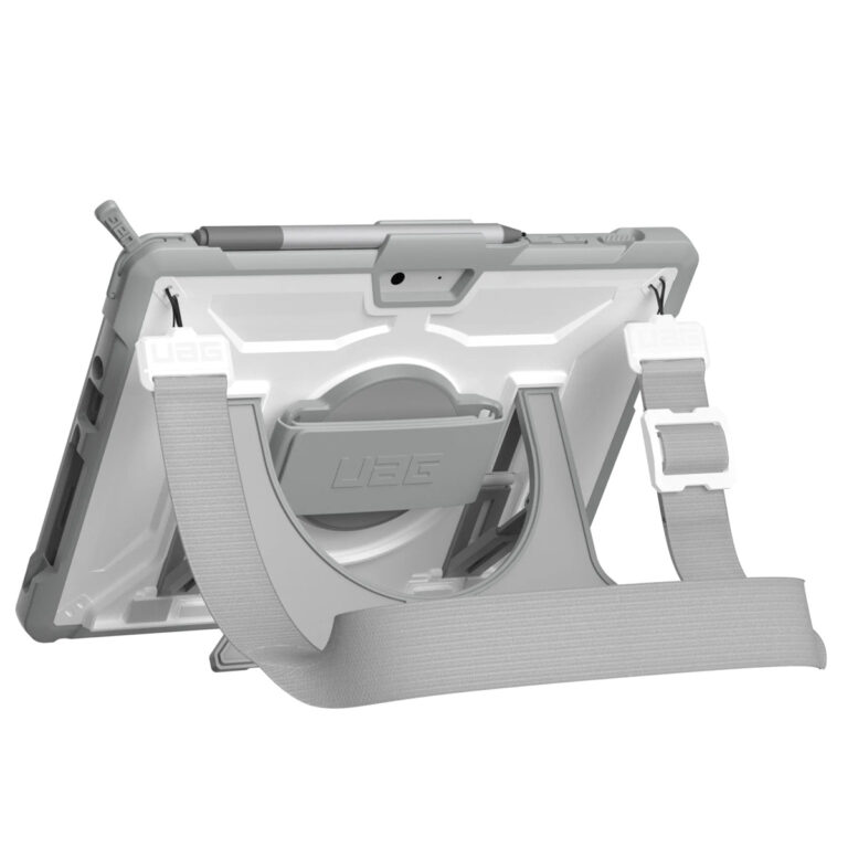 UAG Plasma Healthcare backcover met strap en schouderband Microsoft Surface Go / Go 2 / Go 3 / Go 4 - Wit / Grijs - Afbeelding 9