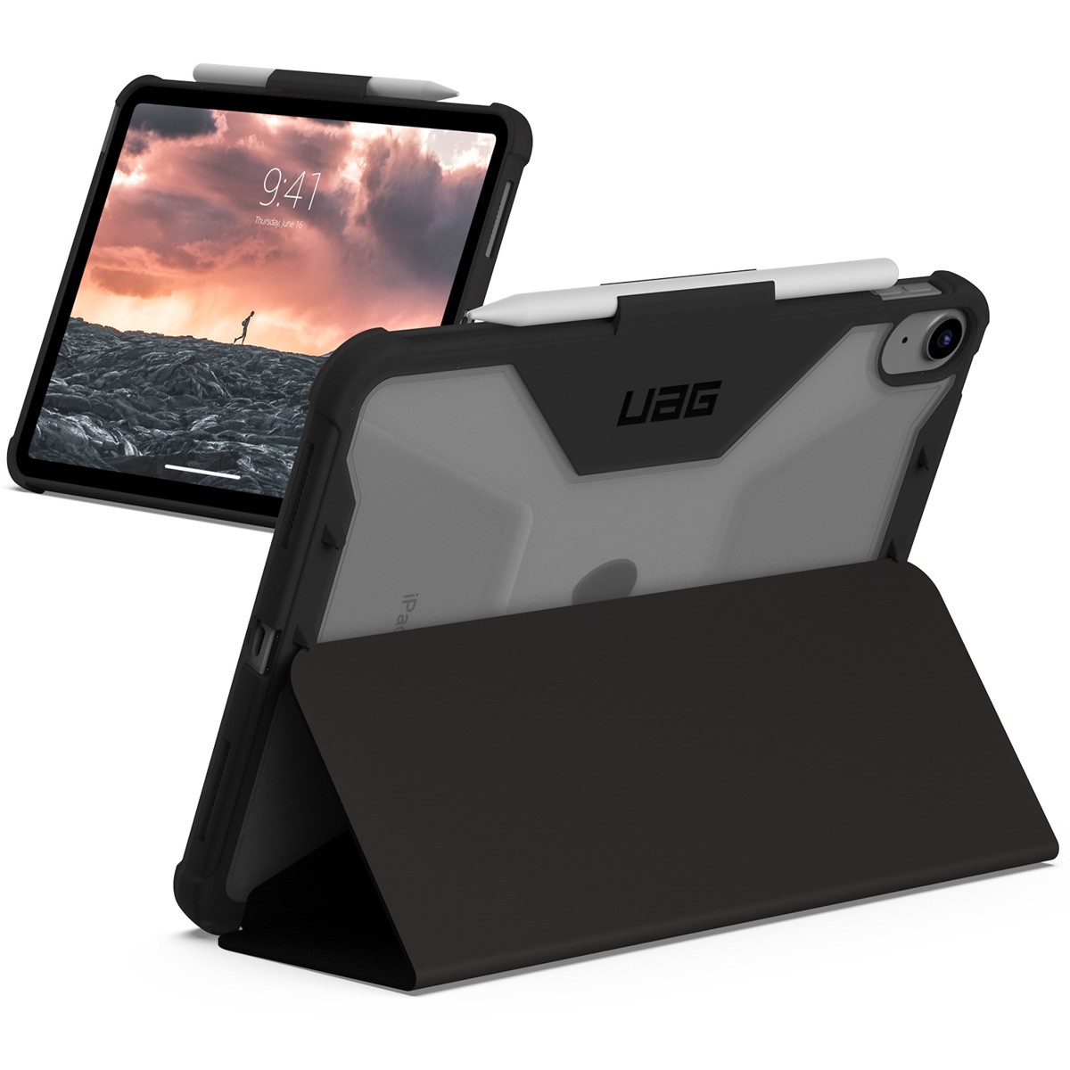 UAG Plyo Backcover Apple iPad 11 (2025) 11 inch A16 / iPad 10 (2022) 10.9 inch – Zwart