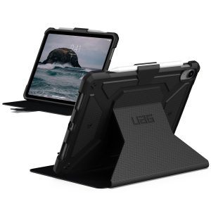 UAG Metropolis Bookcase Apple iPad 11 (2025) 11 inch A16 / iPad 10 (2022) 10.9 inch - Zwart