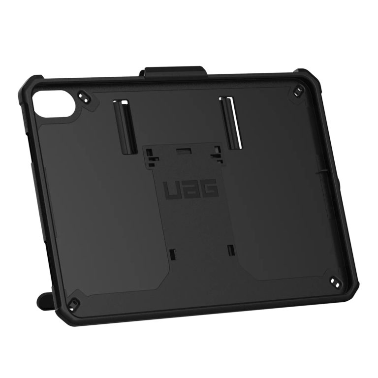 UAG Scout backcover met KickStand en Handstrap Apple iPad 11 (2025 A16 / iPad 10 (2022) in fabrieksverpakking - Zwart - Afbeelding 9