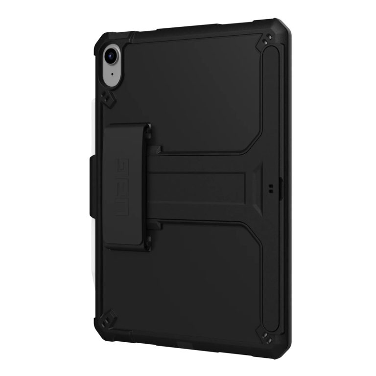 UAG Scout backcover met KickStand en Handstrap Apple iPad 11 (2025 A16 / iPad 10 (2022) in fabrieksverpakking - Zwart - Afbeelding 4