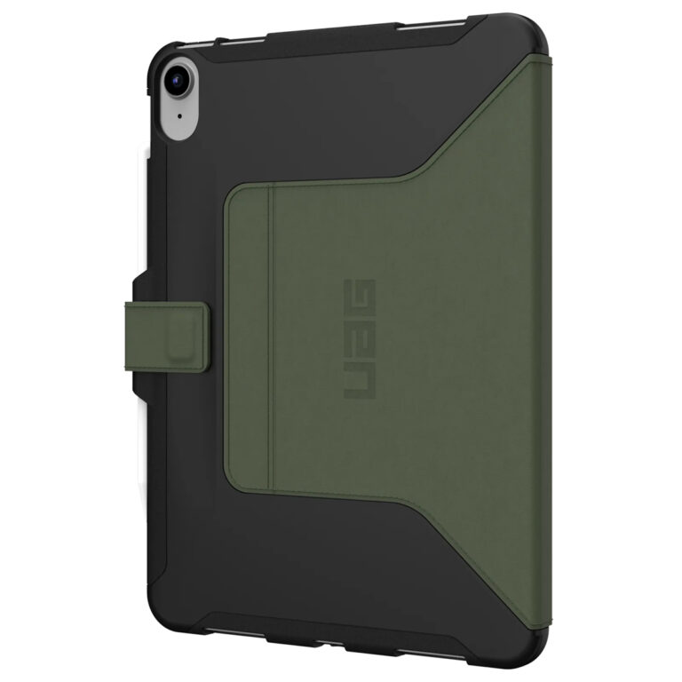 UAG Scout Bookcase Apple iPad 11 (2025) 11 inch / iPad 10 (2022) 10.9 inch - Olive - Afbeelding 2