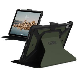 UAG Metropolis Bookcase Apple iPad 11 (2025) 11 inch A16 / iPad 10 (2022) 10.9 inch - Groen
