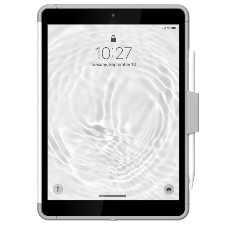 UAG Scout Healthcare backcover met strap Apple iPad 9 (2021) 10.2 inch / iPad 8 (2020) 10.2 inch / iPad 7 (2019) 10.2 inch - Wit / Grijs - Afbeelding 10