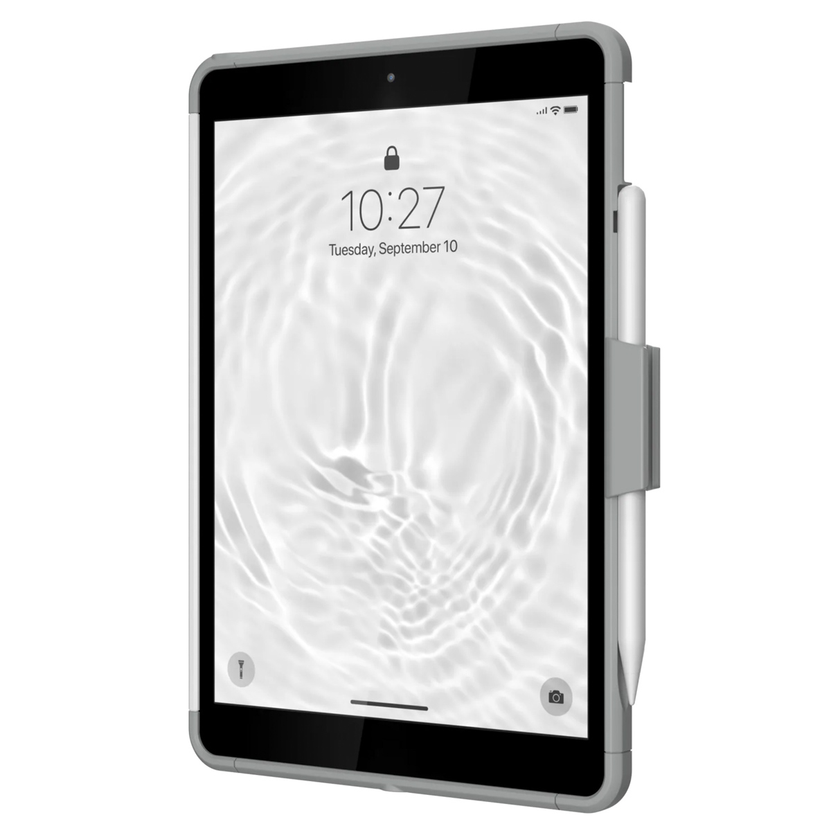 UAG Scout Healthcare backcover met strap Apple iPad 9 (2021) 10.2 inch / iPad 8 (2020) 10.2 inch / iPad 7 (2019) 10.2 inch - Wit / Grijs - Afbeelding 6