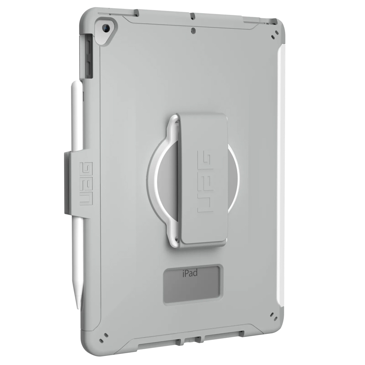 UAG Scout Healthcare backcover met strap Apple iPad 9 (2021) 10.2 inch / iPad 8 (2020) 10.2 inch / iPad 7 (2019) 10.2 inch - Wit / Grijs - Afbeelding 9