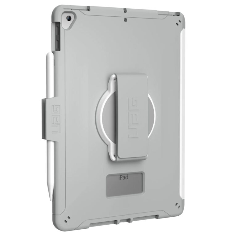 UAG Scout Healthcare backcover met strap Apple iPad 9 (2021) 10.2 inch / iPad 8 (2020) 10.2 inch / iPad 7 (2019) 10.2 inch - Wit / Grijs - Afbeelding 6