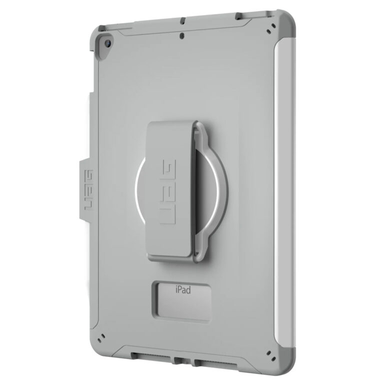 UAG Scout Healthcare backcover met strap Apple iPad 9 (2021) 10.2 inch / iPad 8 (2020) 10.2 inch / iPad 7 (2019) 10.2 inch - Wit / Grijs - Afbeelding 2