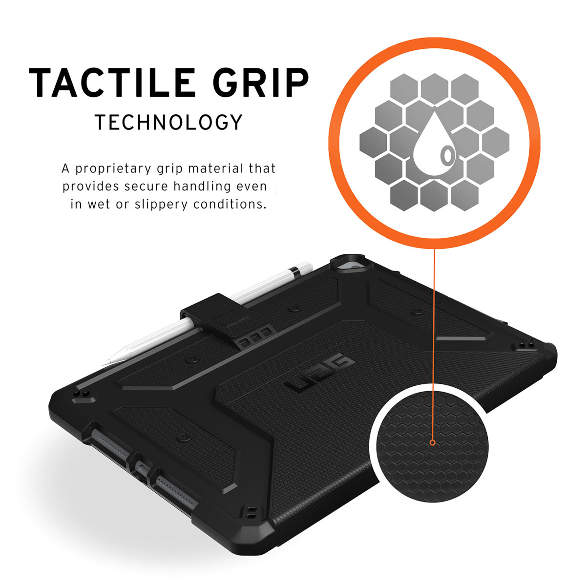 UAG Metropolis Bookcase Apple iPad 9 (2021) 10.2 inch / iPad 8 (2020) 10.2 inch / iPad 7 (2019) 10.2 inch - Zwart - Afbeelding 10