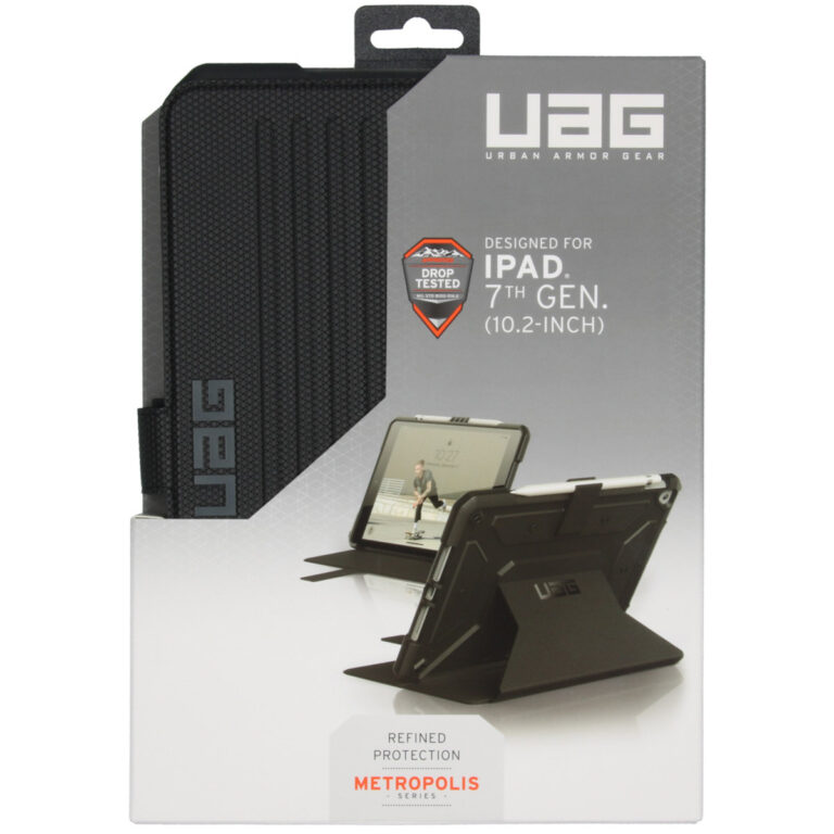 UAG Metropolis Bookcase Apple iPad 9 (2021) 10.2 inch / iPad 8 (2020) 10.2 inch / iPad 7 (2019) 10.2 inch - Zwart - Afbeelding 2