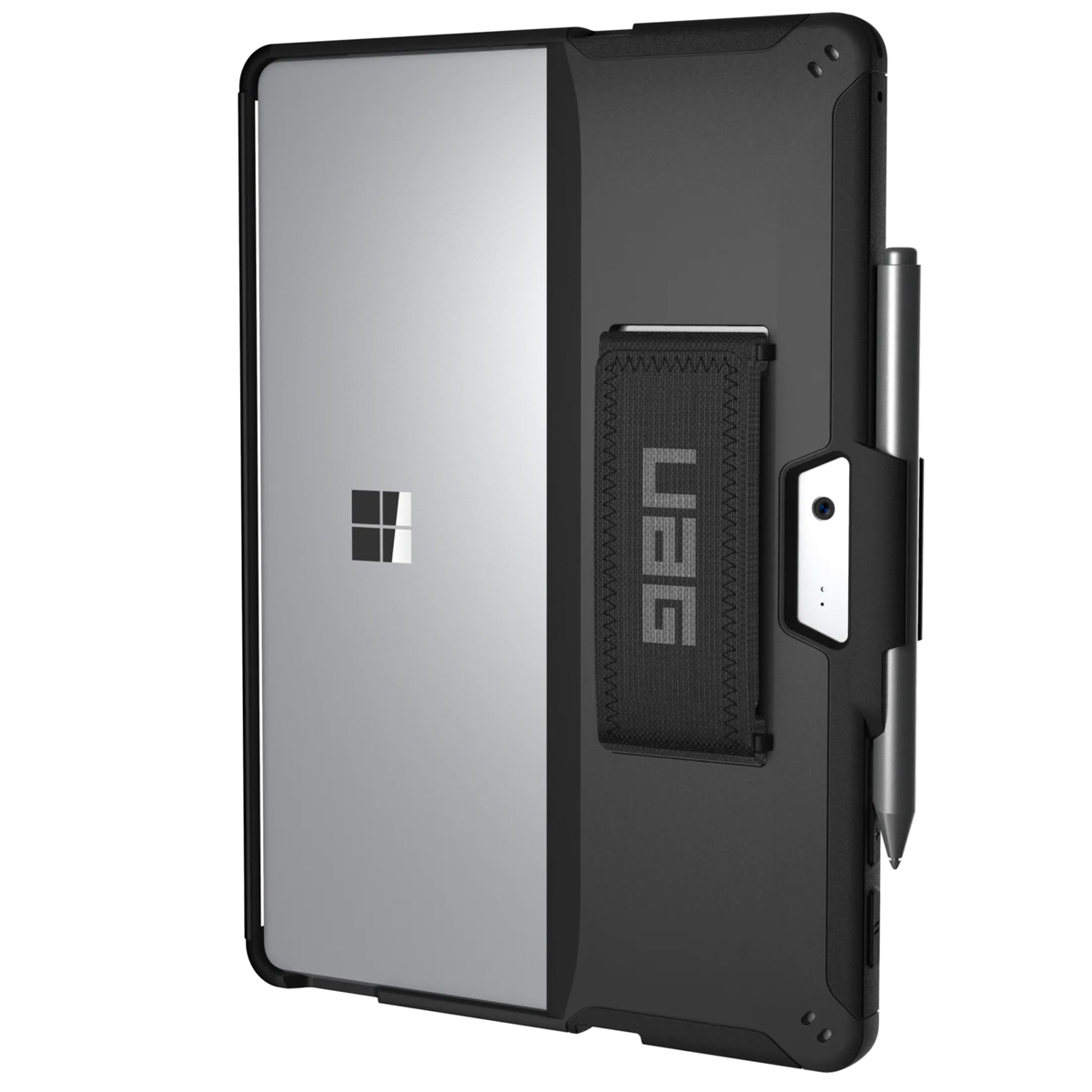 UAG Scout Backcover Handstrap Microsoft Surface Go / Go 2 / Go 3 / Go 4 - Zwart - Afbeelding 2