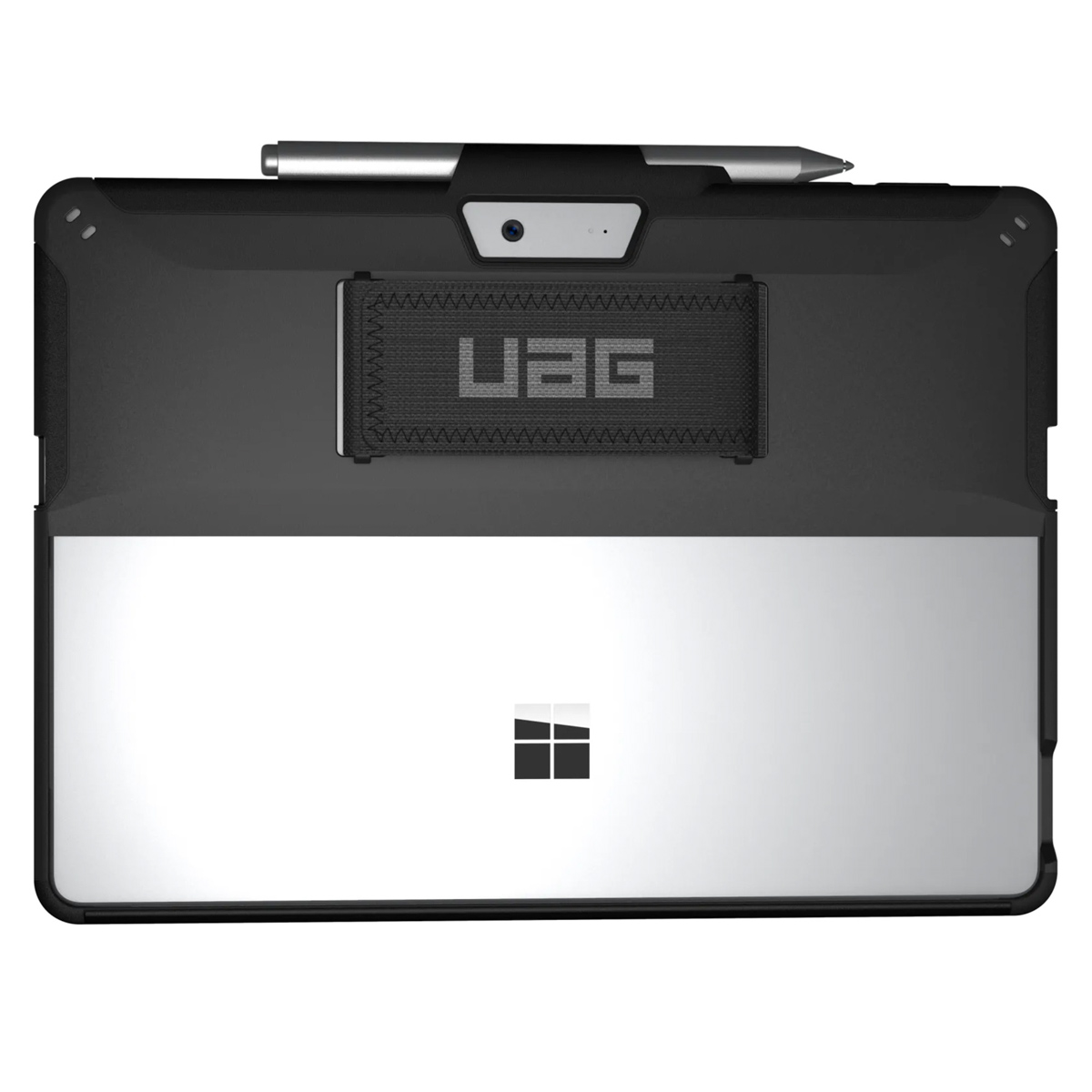 UAG Scout Backcover Handstrap Microsoft Surface Go / Go 2 / Go 3 / Go 4 – Zwart