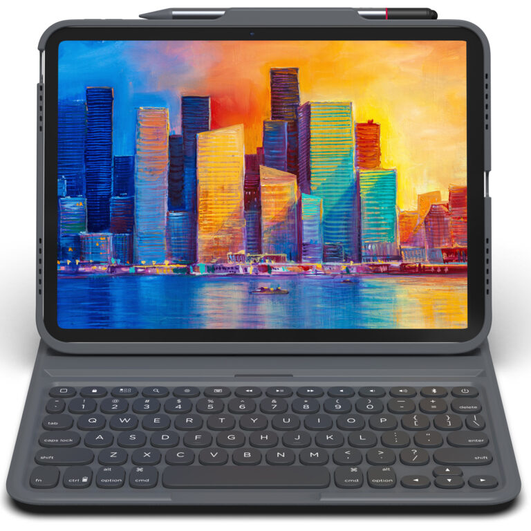 ZAGG Pro Keys Keyboard Bookcase iPad 11 (2025) 11 inch / iPad 10 (2022) 10.9 inch - Zwart / Grijs - Afbeelding 6