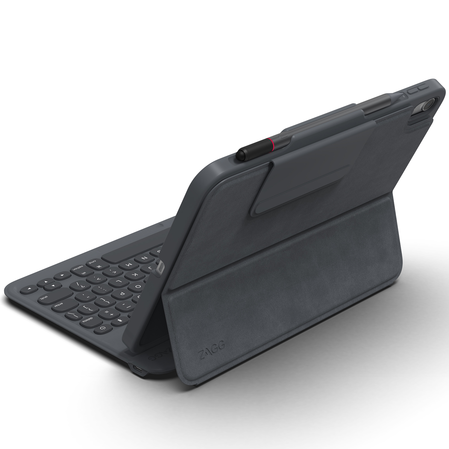 ZAGG Pro Keys Keyboard Bookcase Apple iPad 11 (2025) 11 inch A16 / iPad 10 (2022) 10.9 inch - Zwart / Grijs - Afbeelding 9