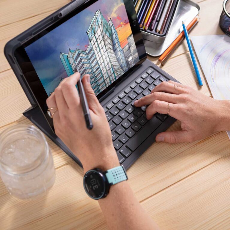 ZAGG Messenger Folio 2 Keyboard Case iPad 11 (2025) 11 inch / iPad 10 (2022) 10.9 inch - Charcoal - Afbeelding 6