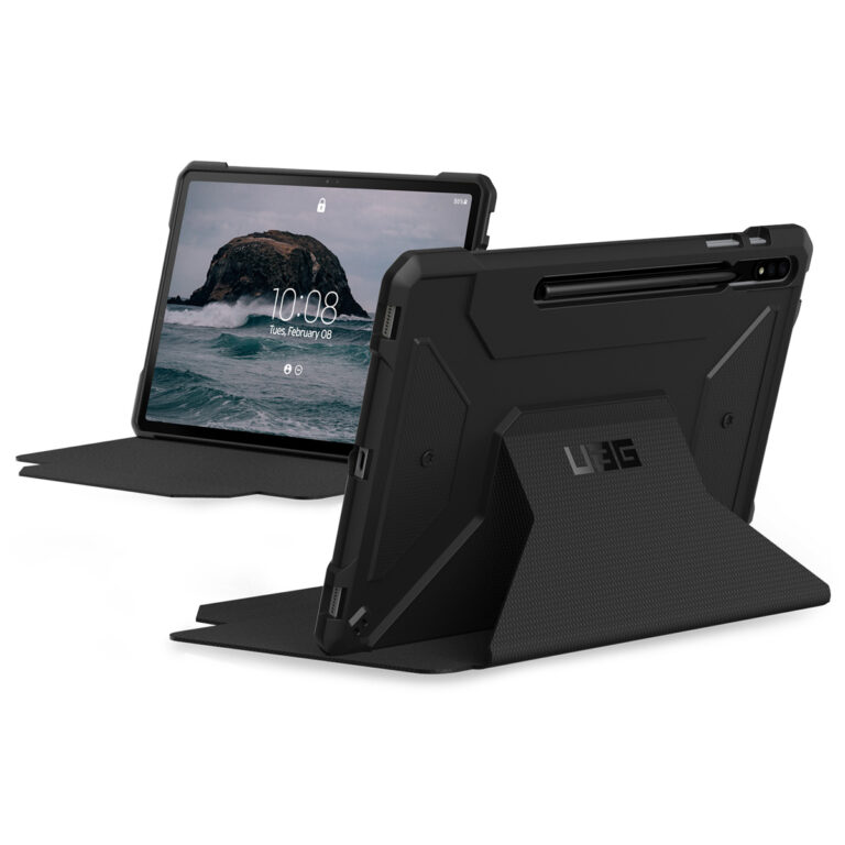 UAG Metropolis Bookcase Samsung Galaxy Tab S8 / S7 - Zwart - Afbeelding 7