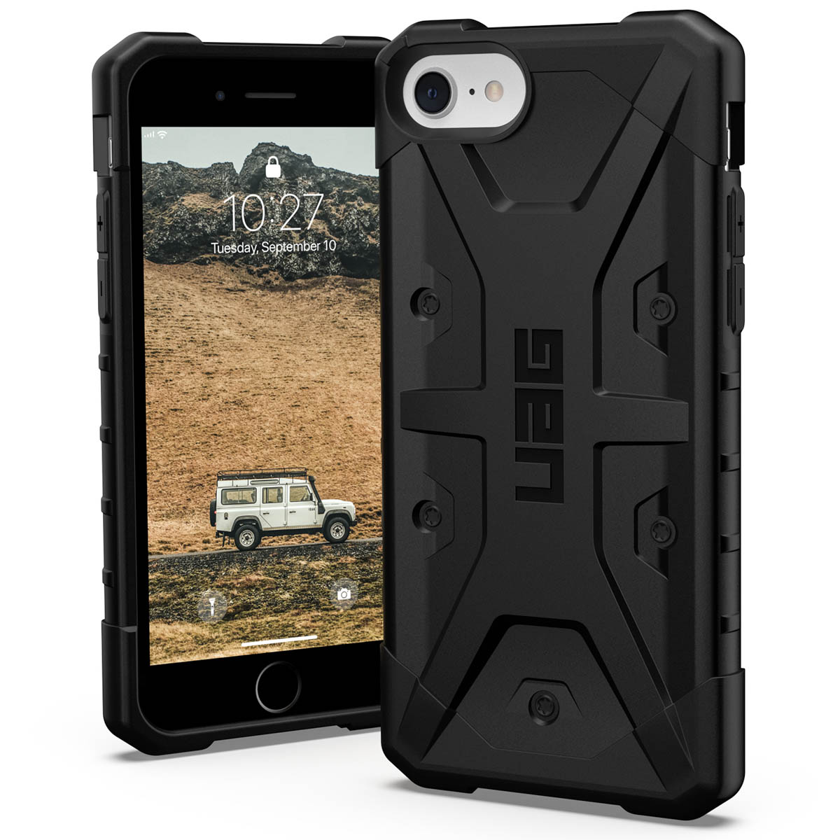 UAG Pathfinder Backcover Apple iPhone SE (2022 / 2020) / 8 / 7 / 6(s) – Zwart