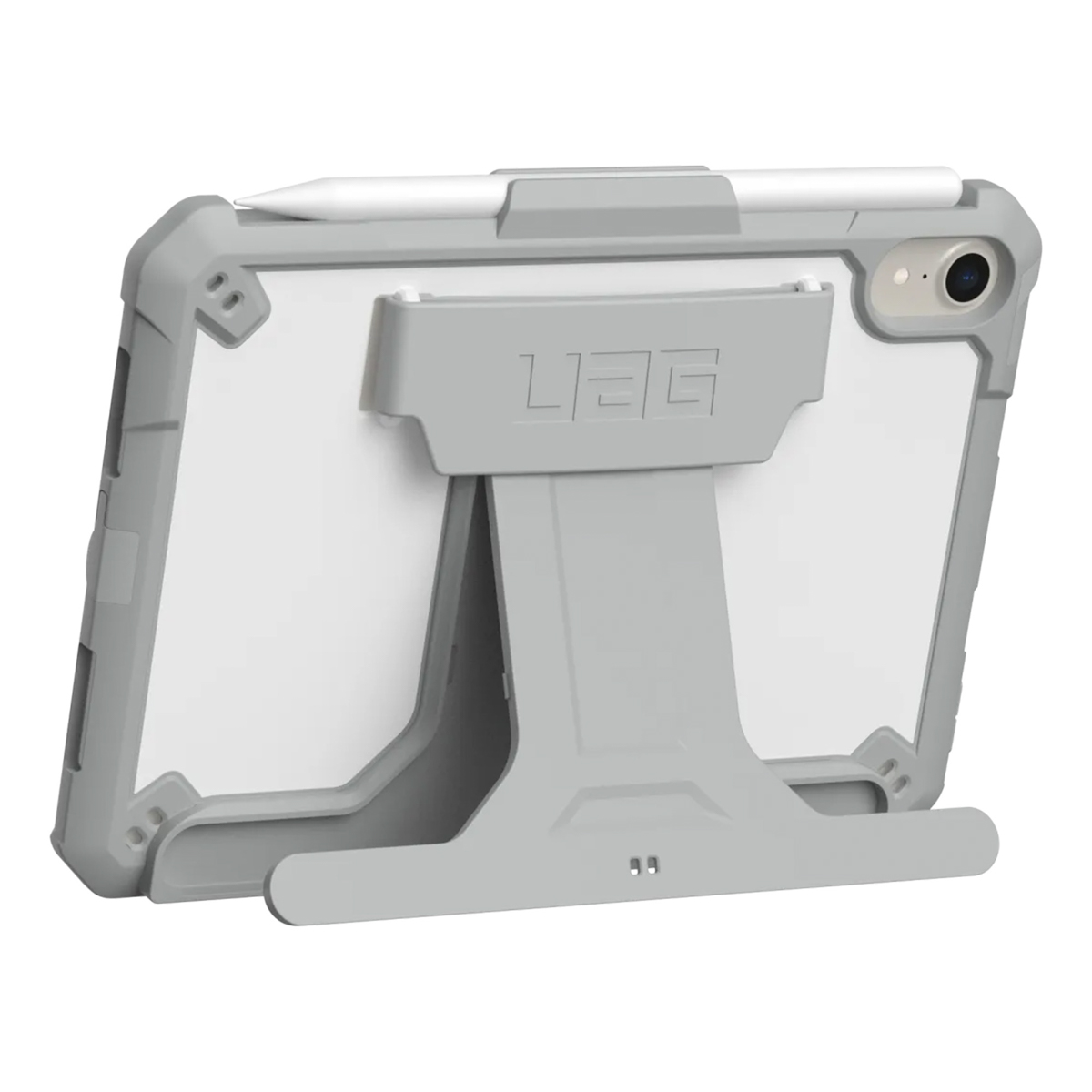 UAG Scout Healthcare backcover met stand en strap Apple iPad Mini 7 (2024) / iPad Mini 6 (2021) - Wit / Grijs - Afbeelding 7