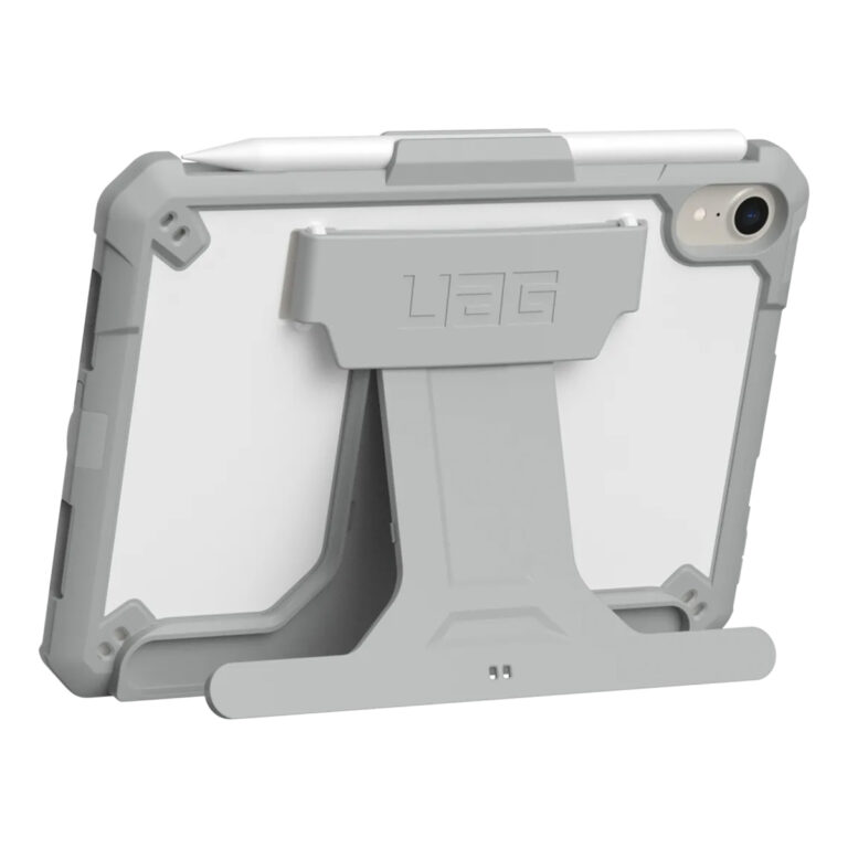 UAG Scout Healthcare backcover met stand en strap Apple iPad Mini 7 (2024) / iPad Mini 6 (2021) - Wit / Grijs - Afbeelding 10