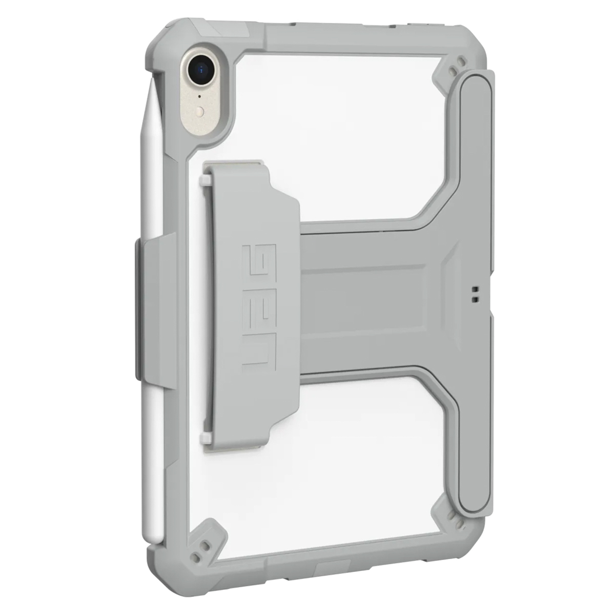 UAG Scout Healthcare backcover met stand en strap Apple iPad Mini 7 (2024) / iPad Mini 6 (2021) - Wit / Grijs - Afbeelding 9