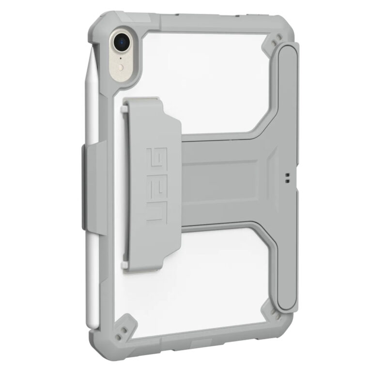 UAG Scout Healthcare backcover met stand en strap Apple iPad Mini 7 (2024) / iPad Mini 6 (2021) - Wit / Grijs - Afbeelding 7