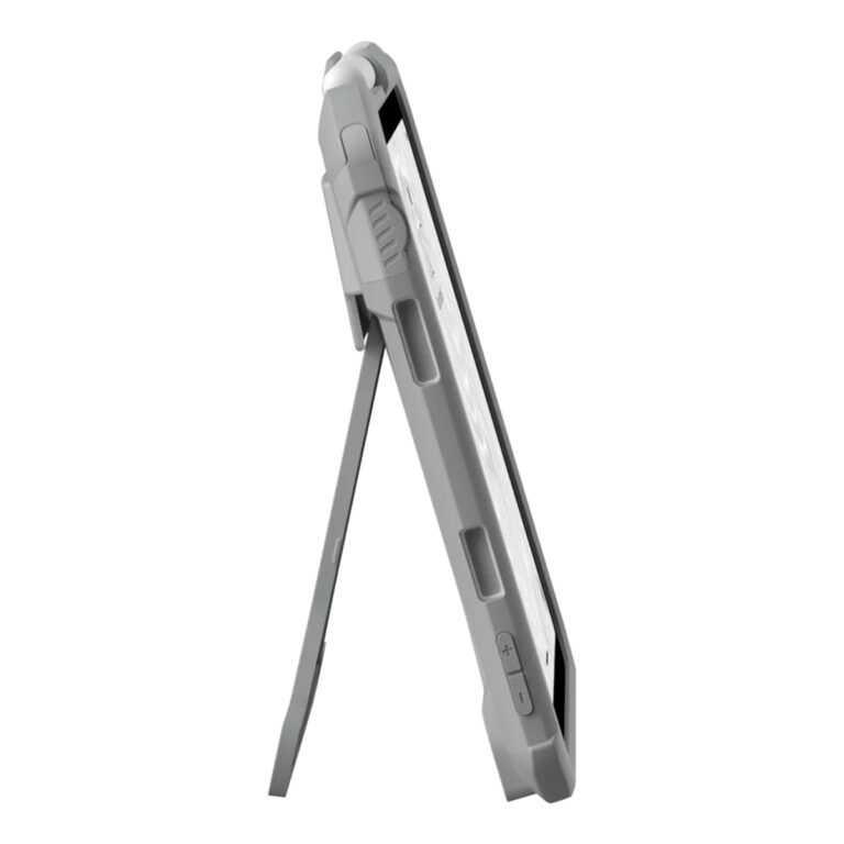 UAG Scout Healthcare backcover met stand en strap Apple iPad Mini 7 (2024) / iPad Mini 6 (2021) - Wit / Grijs - Afbeelding 5