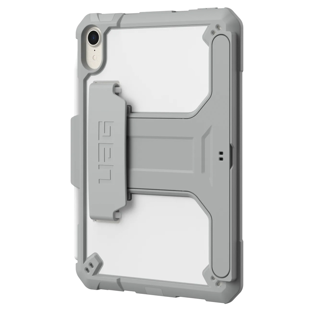UAG Scout Healthcare backcover met stand en strap Apple iPad Mini 7 (2024) / iPad Mini 6 (2021) – Wit / Grijs