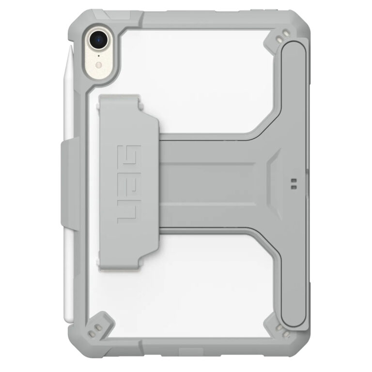 UAG Scout Healthcare backcover met stand en strap Apple iPad Mini 7 (2024) / iPad Mini 6 (2021) - Wit / Grijs - Afbeelding 2