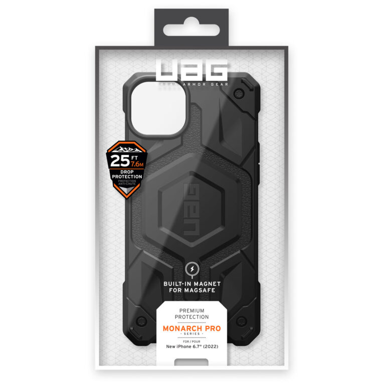 UAG Monarch Backcover MagSafe Apple iPhone 14 Plus - Zwart - Afbeelding 2