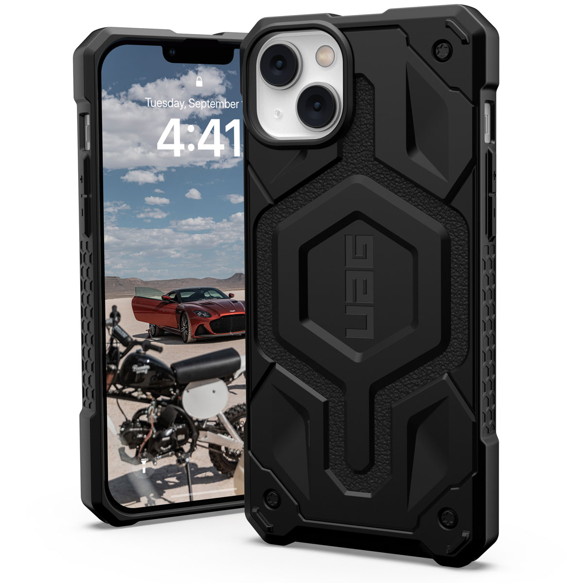 UAG Monarch Backcover MagSafe Apple iPhone 14 Plus – Zwart
