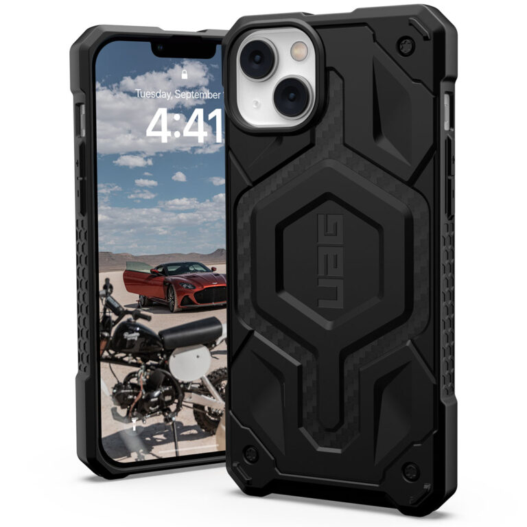 UAG Monarch Backcover MagSafe Apple iPhone 14 Plus - Carbon Fiber - Afbeelding 3