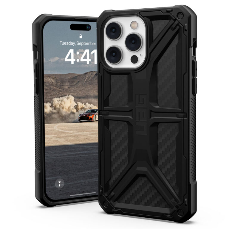 UAG Monarch Backcover Apple iPhone 14 Pro Max - Carbon Fiber - Afbeelding 2