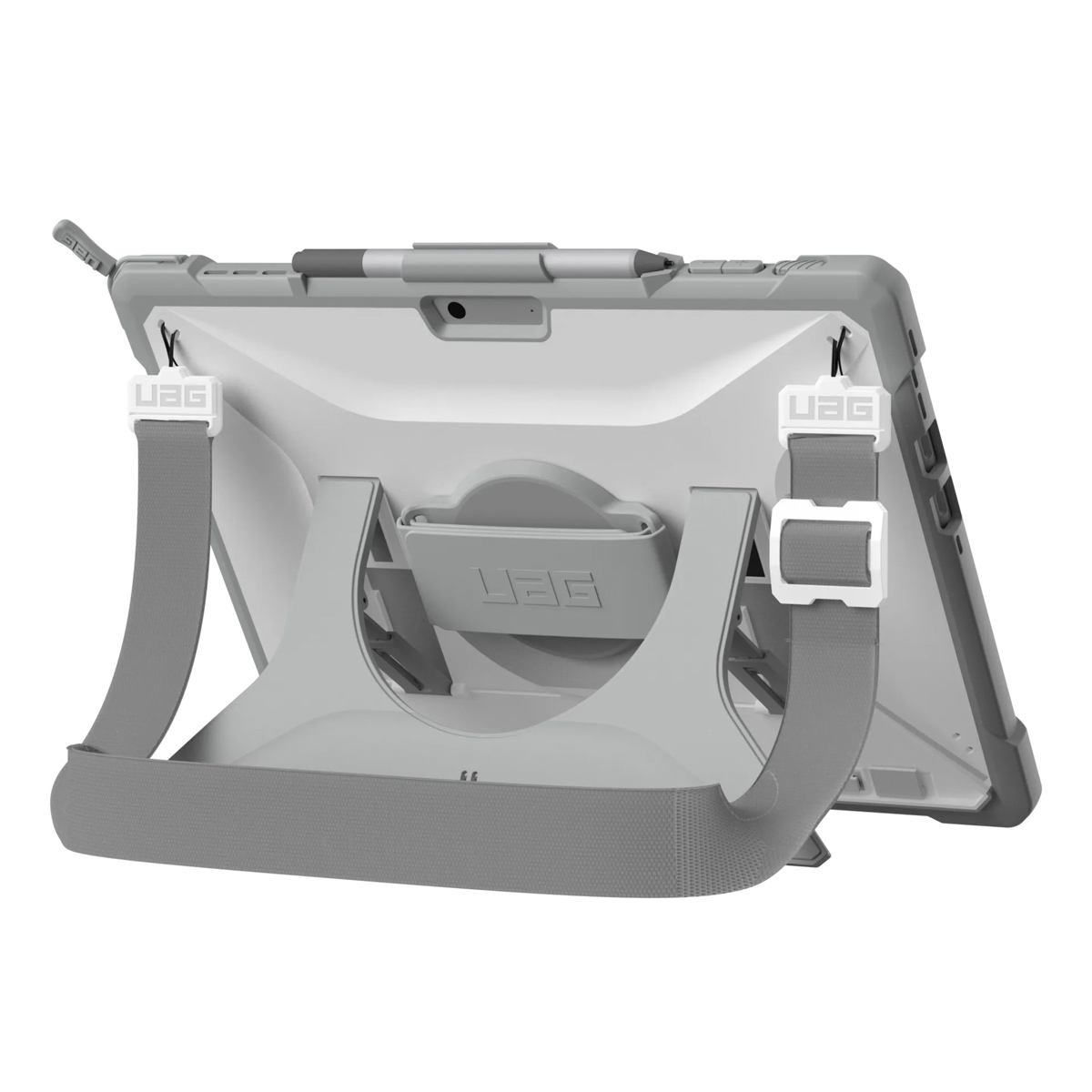 UAG Plasma Healthcare backcover met strap en schouderband Microsoft Surface Pro 9 / Pro 10 / Pro 11 - Wit / Grijs - Afbeelding 3